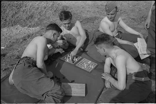 Soldats allemands pendant la drôle de guerre 1939