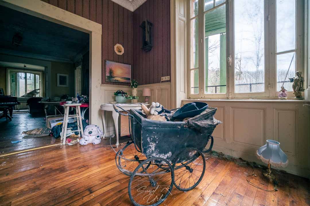 à l'intérieur du château banana