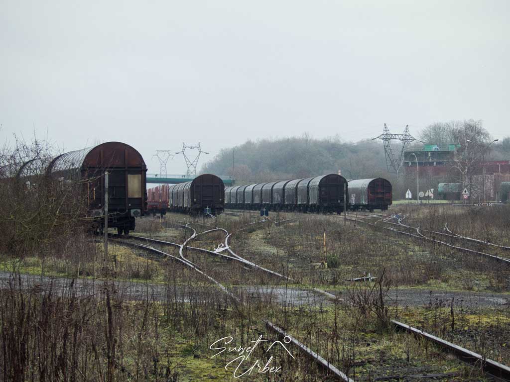 stockage ferroviaire à Mittal Gandrange