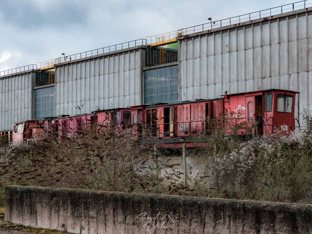 parc ferroviaire à la cimenterie Poyaud