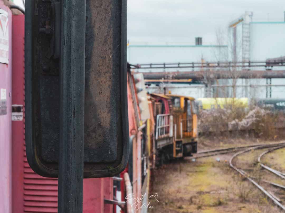 parc ferroviaire à la cimenterie Poyaud