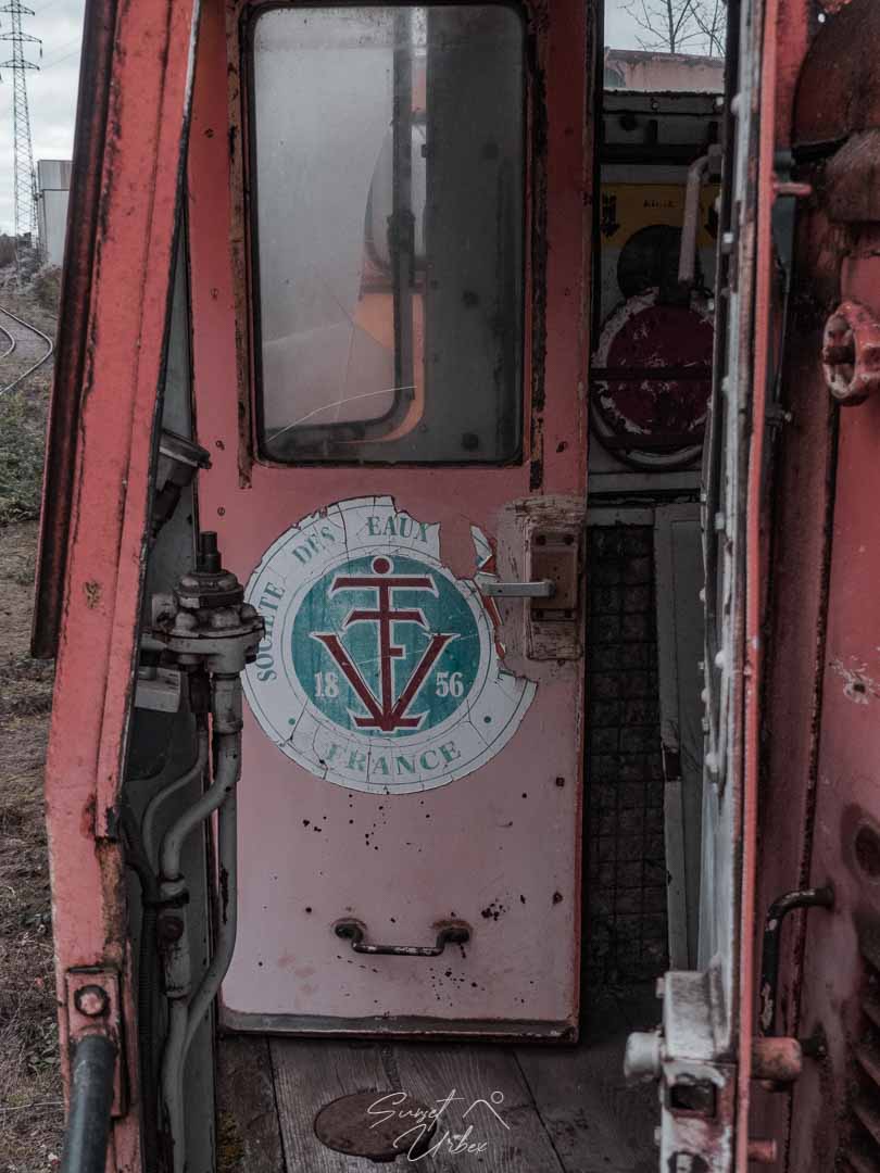 à l'intérieur d'une cabine