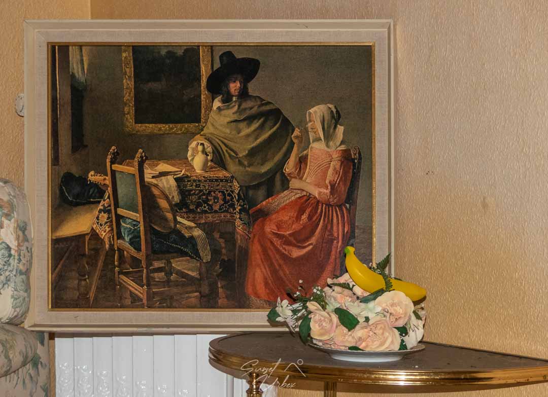 une peinture au château banana